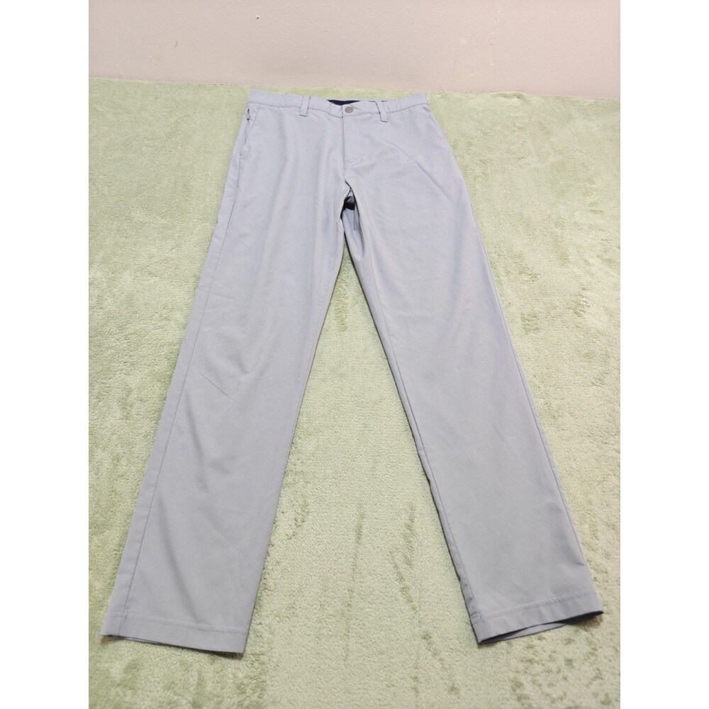 Xersion Golf Pants Mens 30 x 30 Gray Polyester Spandex Stretch Flat Front